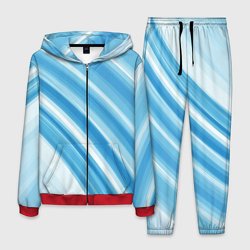 Мужской костюм Акварель / 3D-Красный – фото 1