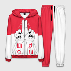 Костюм мужской 30 Seconds to Mars poster, цвет: 3D-красный