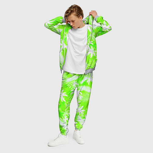 Мужской костюм Кислотные тропики / 3D-Меланж – фото 3