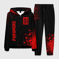 Костюм мужской Paramore - red gradient вертикально, цвет: 3D-черный