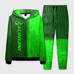 Костюм мужской Infiniti - green gradient по-вертикали, цвет: 3D-черный