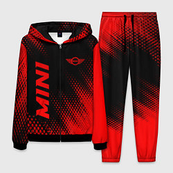 Костюм мужской Mini - red gradient вертикально, цвет: 3D-черный