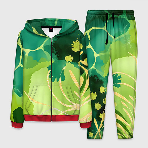 Мужской костюм Вдохновленный природой / 3D-Красный – фото 1