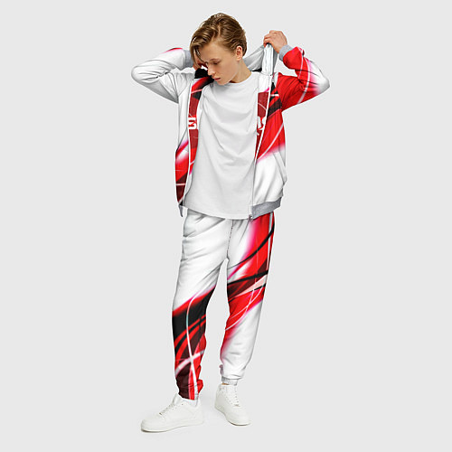 Мужской костюм Nasa абстрактные полосы / 3D-Меланж – фото 3