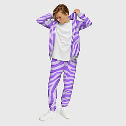 Костюм мужской Лавандовый тигровый паттерн, цвет: 3D-меланж — фото 2