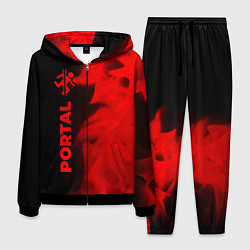 Костюм мужской Portal - red gradient по-вертикали, цвет: 3D-черный