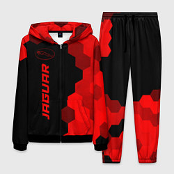 Костюм мужской Jaguar - red gradient по-вертикали, цвет: 3D-черный