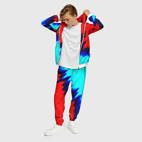 Мужской костюм Dota краски / 3D-Белый – фото 3