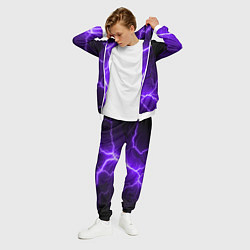 Костюм мужской Color purple black, цвет: 3D-белый — фото 2