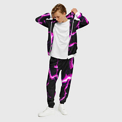 Костюм мужской Color pink black, цвет: 3D-белый — фото 2