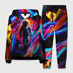 Костюм мужской Космос пламенный, цвет: 3D-черный