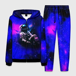 Костюм мужской Астронавт в пучине, цвет: 3D-черный