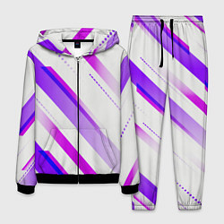 Костюм мужской Color white pink, цвет: 3D-черный