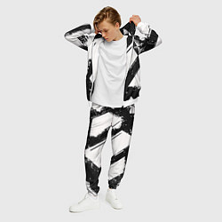 Костюм мужской Color black white, цвет: 3D-белый — фото 2
