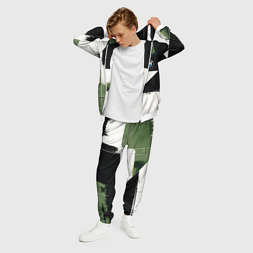 Мужской костюм BMW логотип / 3D-Белый – фото 3