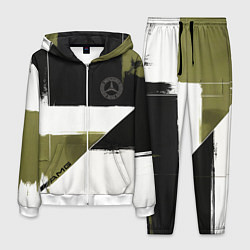 Костюм мужской Merсedes Benz логотип, цвет: 3D-белый