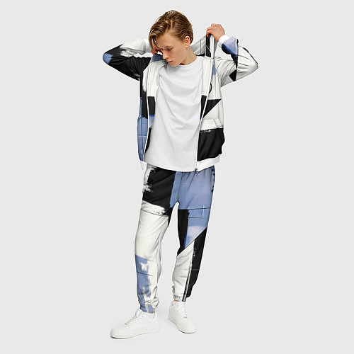 Мужской костюм Volkswagen логотип / 3D-Белый – фото 3