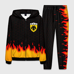 Костюм мужской AEK fire hexagon, цвет: 3D-черный
