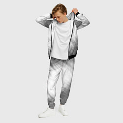 Костюм мужской One Piece - white gradient вертикально, цвет: 3D-черный — фото 2