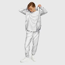 Костюм мужской Светлый серый текстура с полосой, цвет: 3D-меланж — фото 2