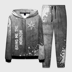 Костюм мужской Bring Me the Horizon - grey gradient вертикально, цвет: 3D-черный