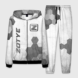 Костюм мужской Zotye - white gradient вертикально, цвет: 3D-черный