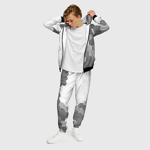 Мужской костюм Sally Face - white gradient по-вертикали / 3D-Черный – фото 3