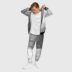 Костюм мужской AC DC - grey gradient по-вертикали, цвет: 3D-черный — фото 2