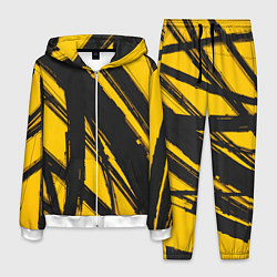 Мужской костюм Абстракция на желтом
