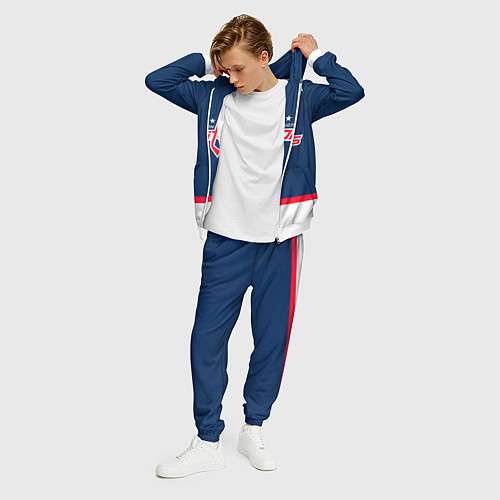 Мужской костюм Washington Capitals hockey team / 3D-Белый – фото 3