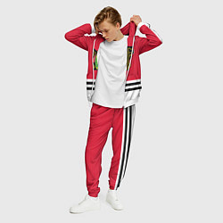 Костюм мужской Чикаго Блэкхокс хоккей, цвет: 3D-белый — фото 2