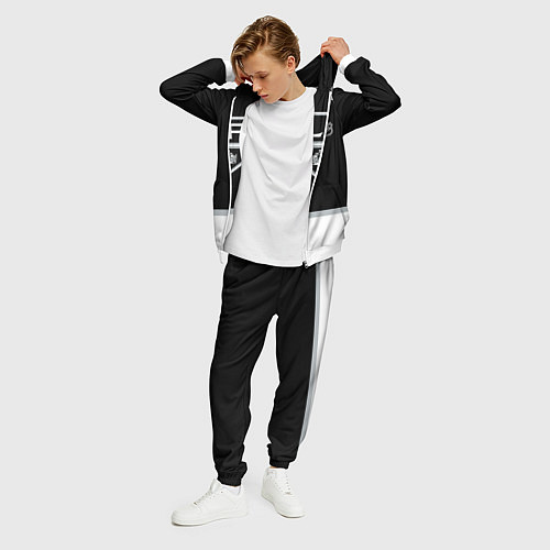 Мужской костюм Лос Анджелес Кингз хоккей / 3D-Белый – фото 3