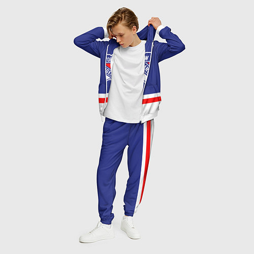 Мужской костюм Нью Йорк Рейнджерс хоккей / 3D-Белый – фото 3