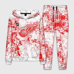 Костюм мужской Detroit Red Wings NHL white, цвет: 3D-белый