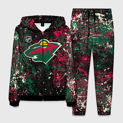 Костюм мужской Minnesota Wild NHL black, цвет: 3D-черный