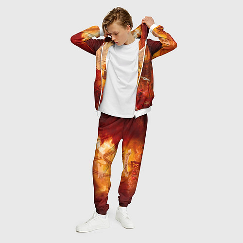 Мужской костюм Сангвиний великий ангел / 3D-Белый – фото 3