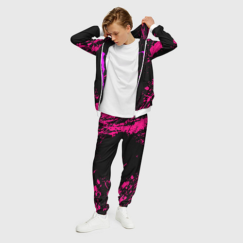 Мужской костюм Monster energy неоновые краски лого / 3D-Белый – фото 3