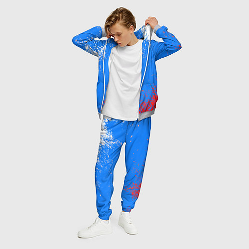 Мужской костюм Патриот - флаг / 3D-Меланж – фото 3