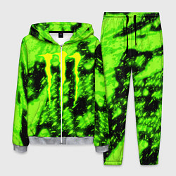 Мужской костюм Monster energy кислотное лого