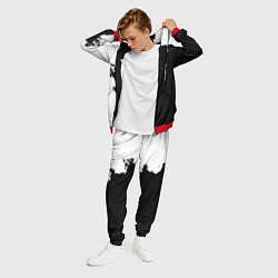 Костюм мужской Monster energy краски белые, цвет: 3D-красный — фото 2