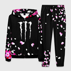 Костюм мужской Monster energy sakura, цвет: 3D-черный