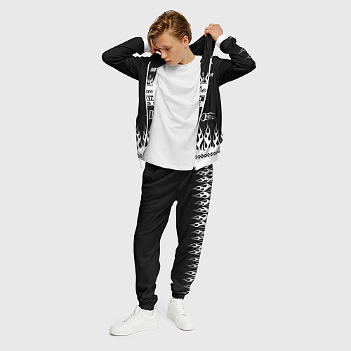 Мужской костюм Dead black - Bones / 3D-Белый – фото 3