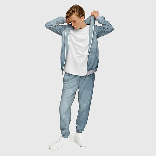 Мужской костюм Текстура из неровных плит / 3D-Меланж – фото 3