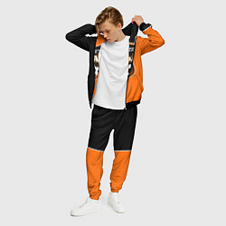 Костюм мужской ФК Урал - оранжево черные, цвет: 3D-черный — фото 2