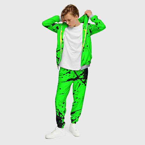 Мужской костюм Monster energy кислотные брызги / 3D-Меланж – фото 3