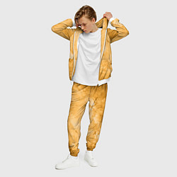 Костюм мужской Абстракция - bright yellow, цвет: 3D-белый — фото 2