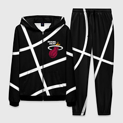 Костюм мужской Майами Хит - баскетбольный линии, цвет: 3D-черный