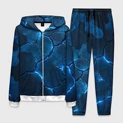 Мужской костюм Неоновые плиты с камуфляжем