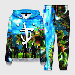 Костюм мужской Fortnite x doom logo, цвет: 3D-меланж