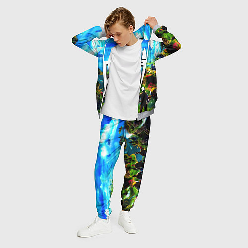 Мужской костюм Fortnite x doom logo / 3D-Меланж – фото 3